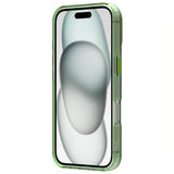 EIDERWOOD iPhone 16 Hybrid Plastic Case - MagSafe Compatible - Transparent / Green