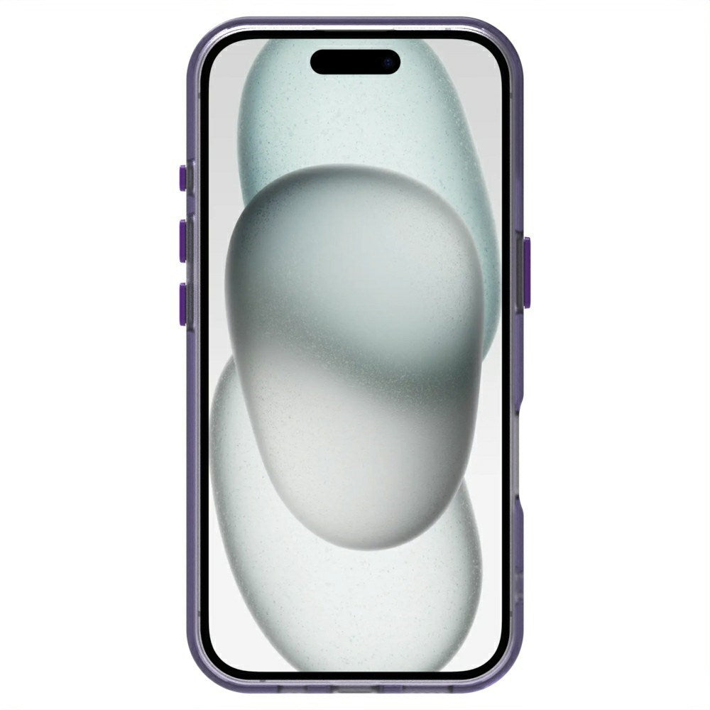 EIDERWOOD iPhone 16 Hybrid Plastic Case - MagSafe Compatible - Transparent / Purple