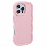 iPhone 16 Pro Max EIDERWOOD Flexible Plastic Wavy Case - Light Pink