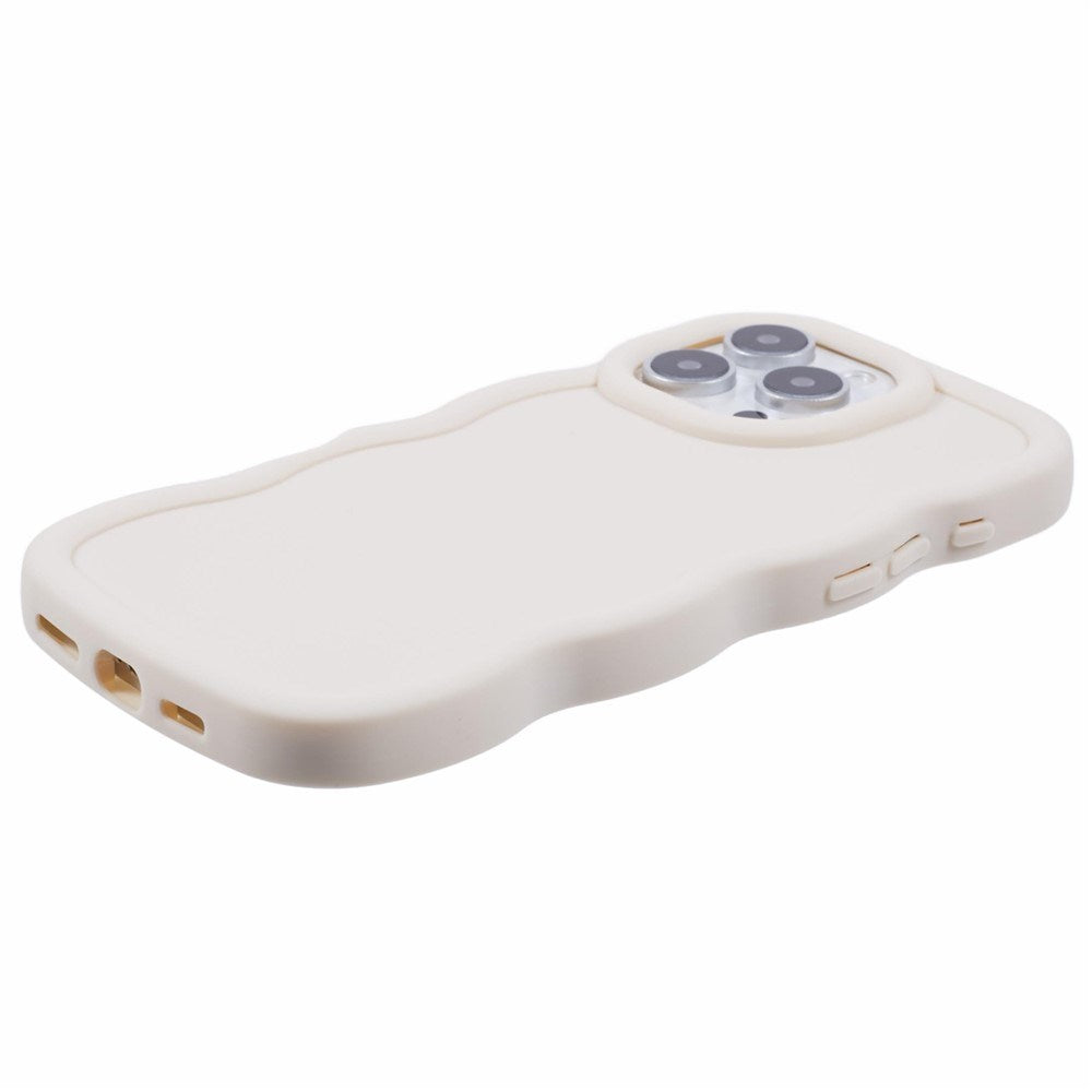 iPhone 16 Pro Max EIDERWOOD Flexible Plastic Wavy Case - White