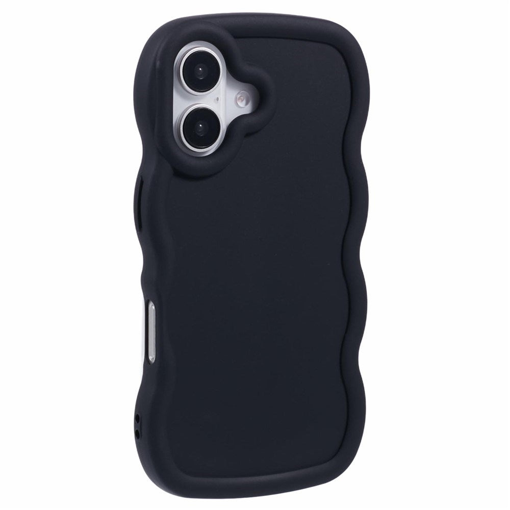 iPhone 16 Plus EIDERWOOD Flexible Plastic Wavy Case - Black