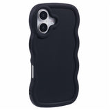 iPhone 16 Plus EIDERWOOD Flexible Plastic Wavy Case - Black