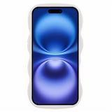 iPhone 16 Plus EIDERWOOD Flexible Plastic Wavy Case - White