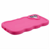 iPhone 16 Plus EIDERWOOD Flexible Plastic Wavy Case - Pink