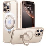 TORRAS Guardian Ostand Series iPhone 16 Pro Case with MagSafe and Kickstand - Gold