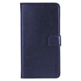 EIDERWOOD iPhone 16 Faux Leather Flip Case with Wallet & Stand Function - Blue