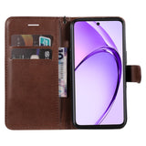 EIDERWOOD Oppo A60 / A40m / A40 Faux Leather Flip Case with Strap - Brown