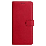 EIDERWOOD Oppo A60 / A40m / A40 Faux Leather Flip Case with Strap - Red