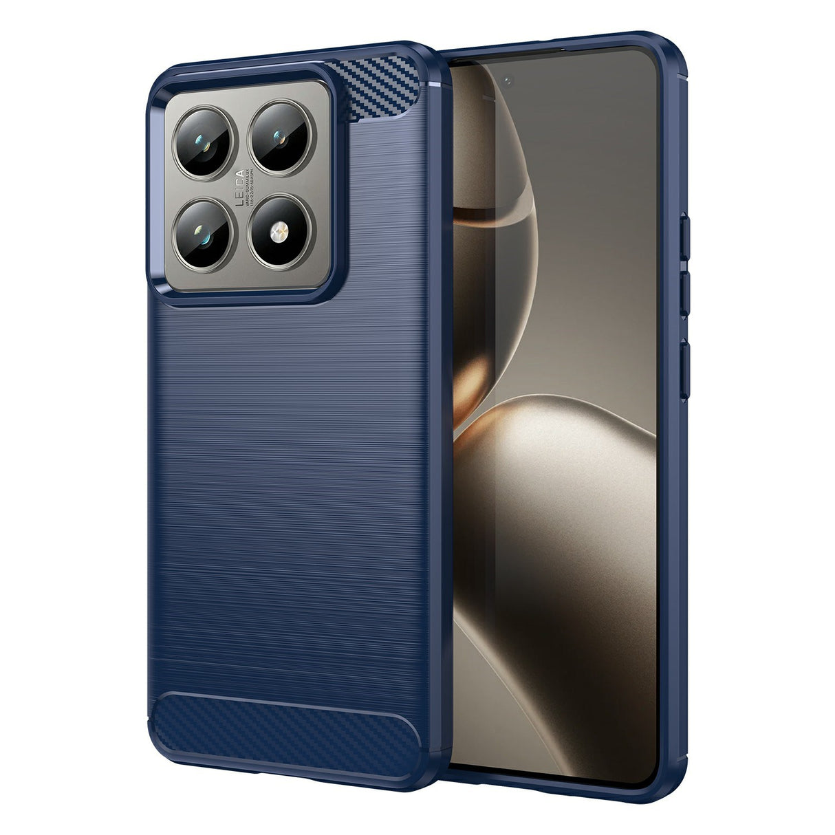 EIDERWOOD Xiaomi 14t/14T Pro Cover Carbon Fiber - Texture - Blue