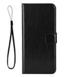 EIDERWOOD TCL 50 Pro Nxtpaper (5G) Leather Flip Case with Stand & Wallet - Black