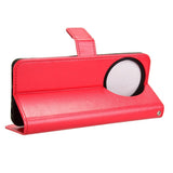 EIDERWOOD TCL 50 Pro Nxtpaper (5G) Leather Flip Case with Stand & Wallet - Red