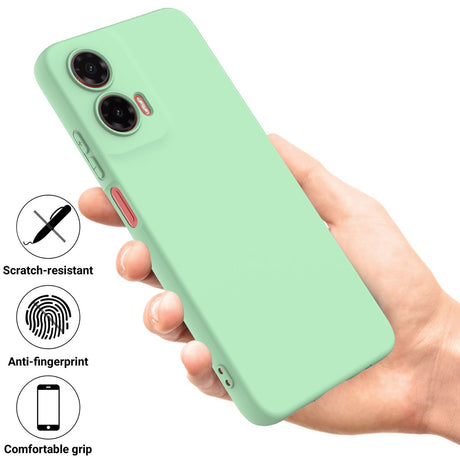 EIDERWOOD Motorola Moto G35 5G Silikone Case w. Strap - Green