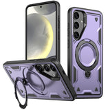 Samsung Galaxy S25/S24 Case with MagSafe Compatibility – Military-Grade Protection and Kickstand - Purple