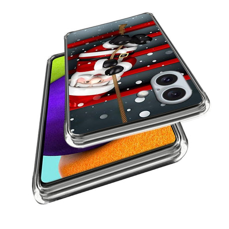 Flexible Plastic Christmas Case for iPhone 16 - Santa Claus