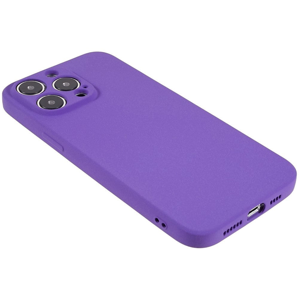 iPhone 14 Pro Flexible TPU Plastic Back Case - Purple