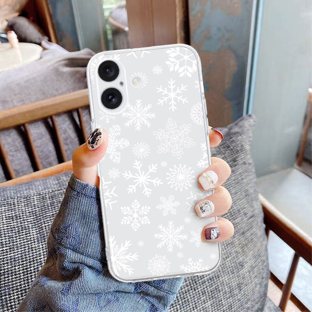 EIDERWOOD iPhone 16 Christmas Case Flexible Plastic - Snow Flake