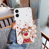 EIDERWOOD iPhone 16 Christmas Case Flexible Plastic - Rudolf the Reindeer