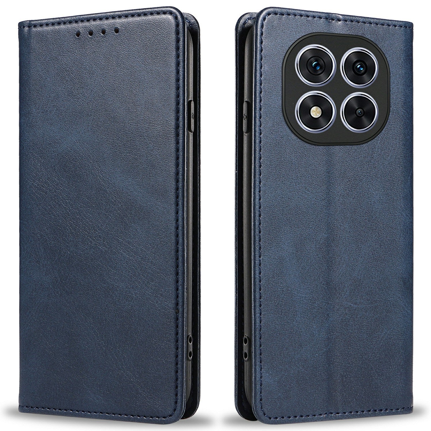 EIDERWOOD Xiaomi Redmi Note 14 Pro 5G Leatherette Case with Card Holder & Magnetic Closure - Blue