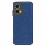 EIDERWOOD Motorola Moto G35 (5G) Leather Coated Flexible Plastic Case - Blue