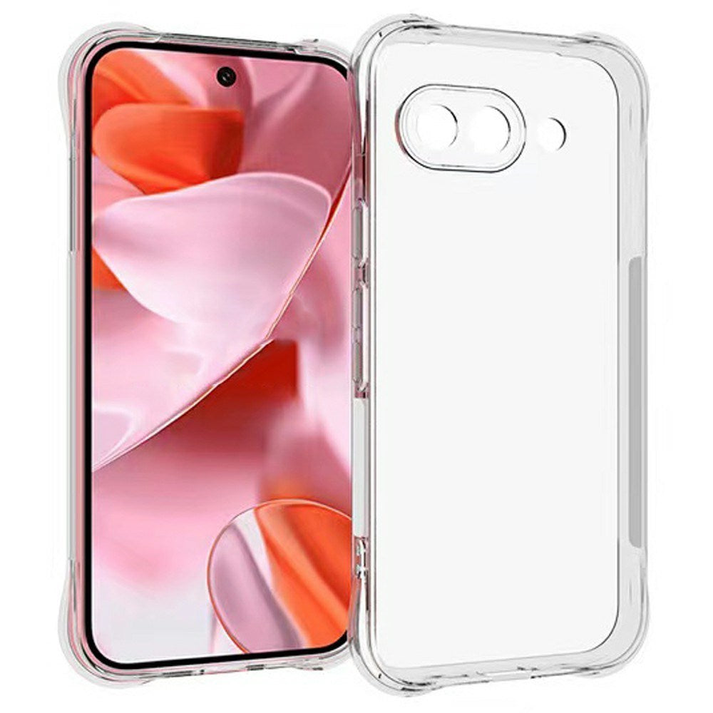 EIDERWOOD Google Pixel 9a Plastic Case with Shock Absorbing Corners - Transparent