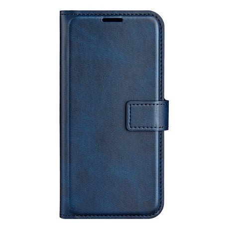 Practical Flip Case for Motorola Moto G35 5G in PU Leather - Blue