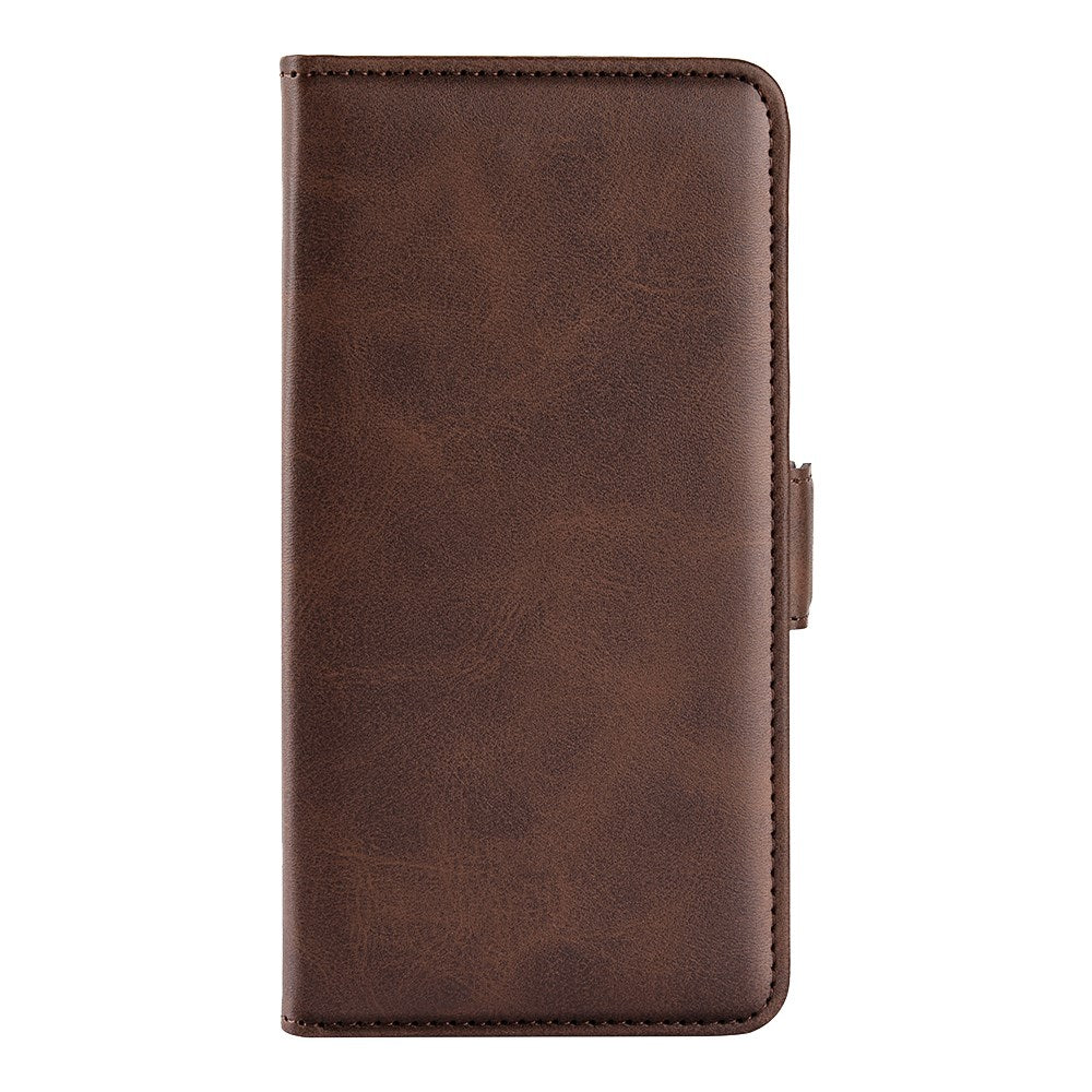 EIDERWOOD Motorola Moto G55 Wallet Flip Case in Leather with Wallet - Dark Brown