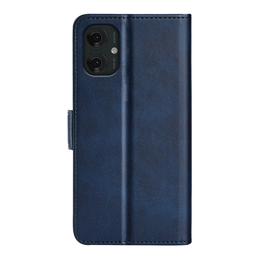 EIDERWOOD Motorola Moto G55 Wallet Flip Case in Leather with Wallet - Blue