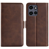 EIDERWOOD Motorola Edge 50 Neo Wallet Flip Case in Leather with Wallet - Brown