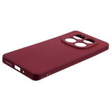 Xiaomi Redmi Note 14 Pro Back Cover Flexible Plastic - Red