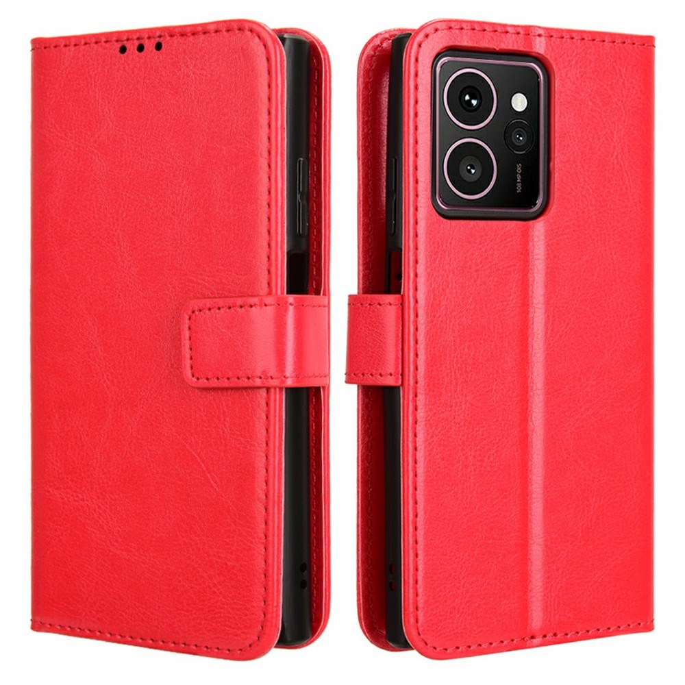 EIDERWOOD HMD Skyline Flip Cover in Faux Leather with Card Holder & Stand Function - Red