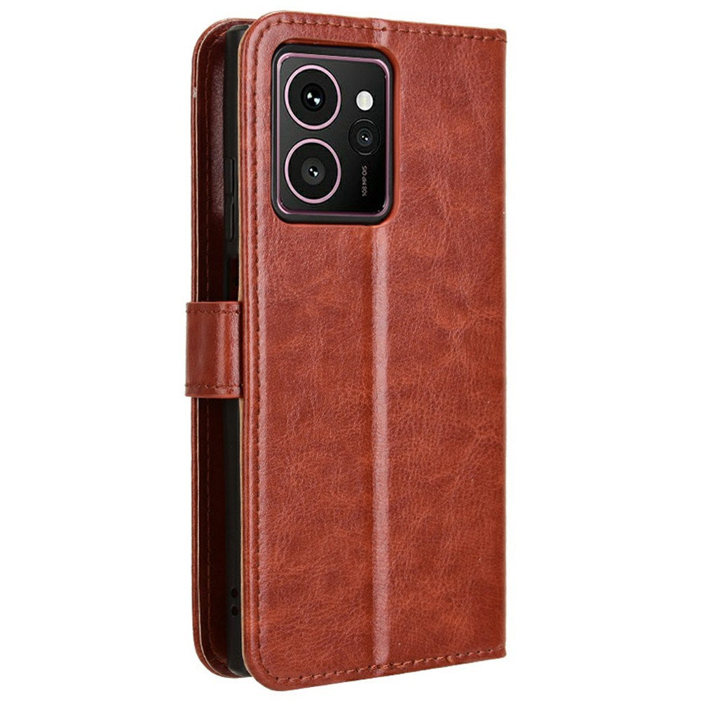 EIDERWOOD HMD Skyline Flip Cover in Faux Leather with Card Holder & Stand Function - Brown