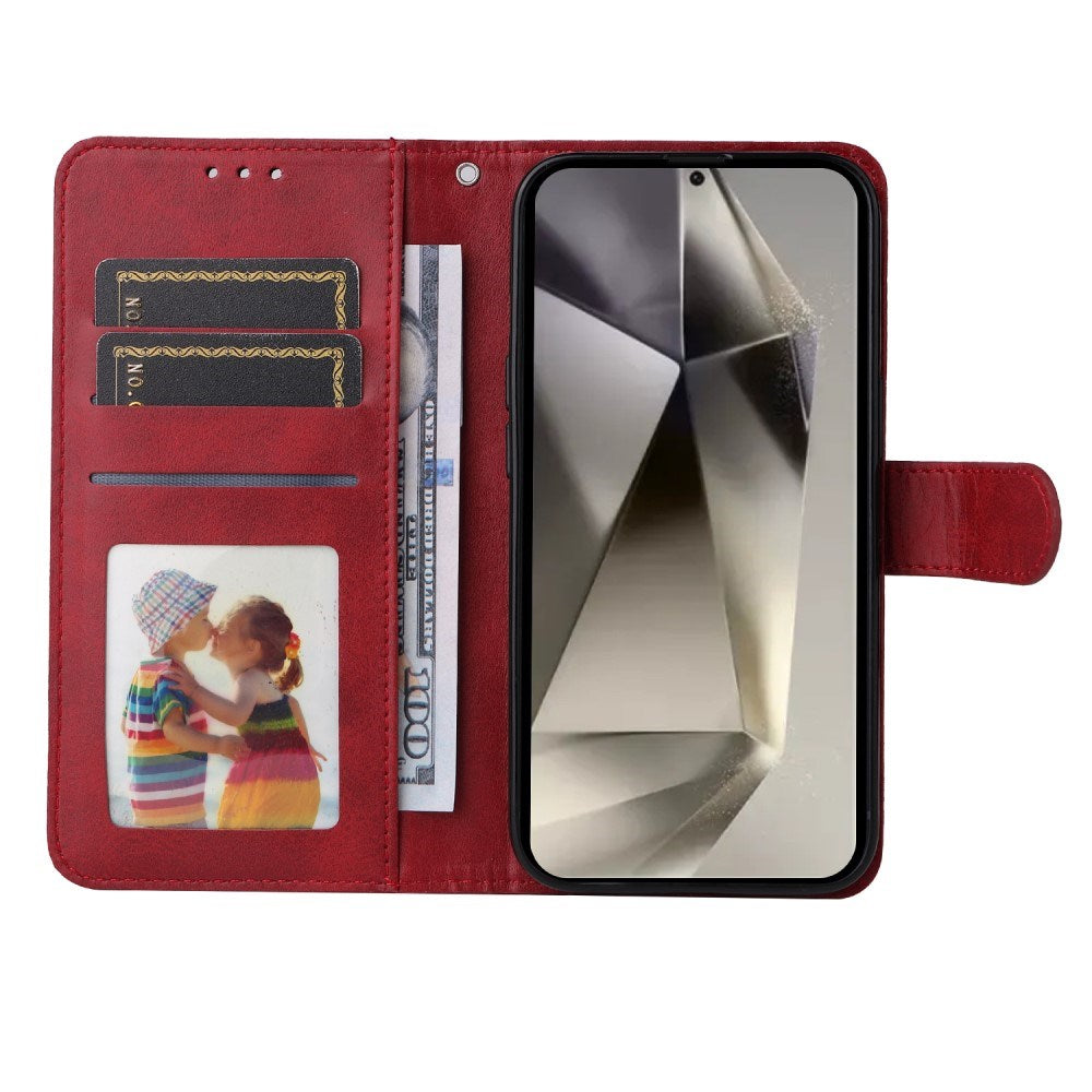 EIDERWOOD Vegan Leather Flip Case Samsung Galaxy S25 Ultra - Red