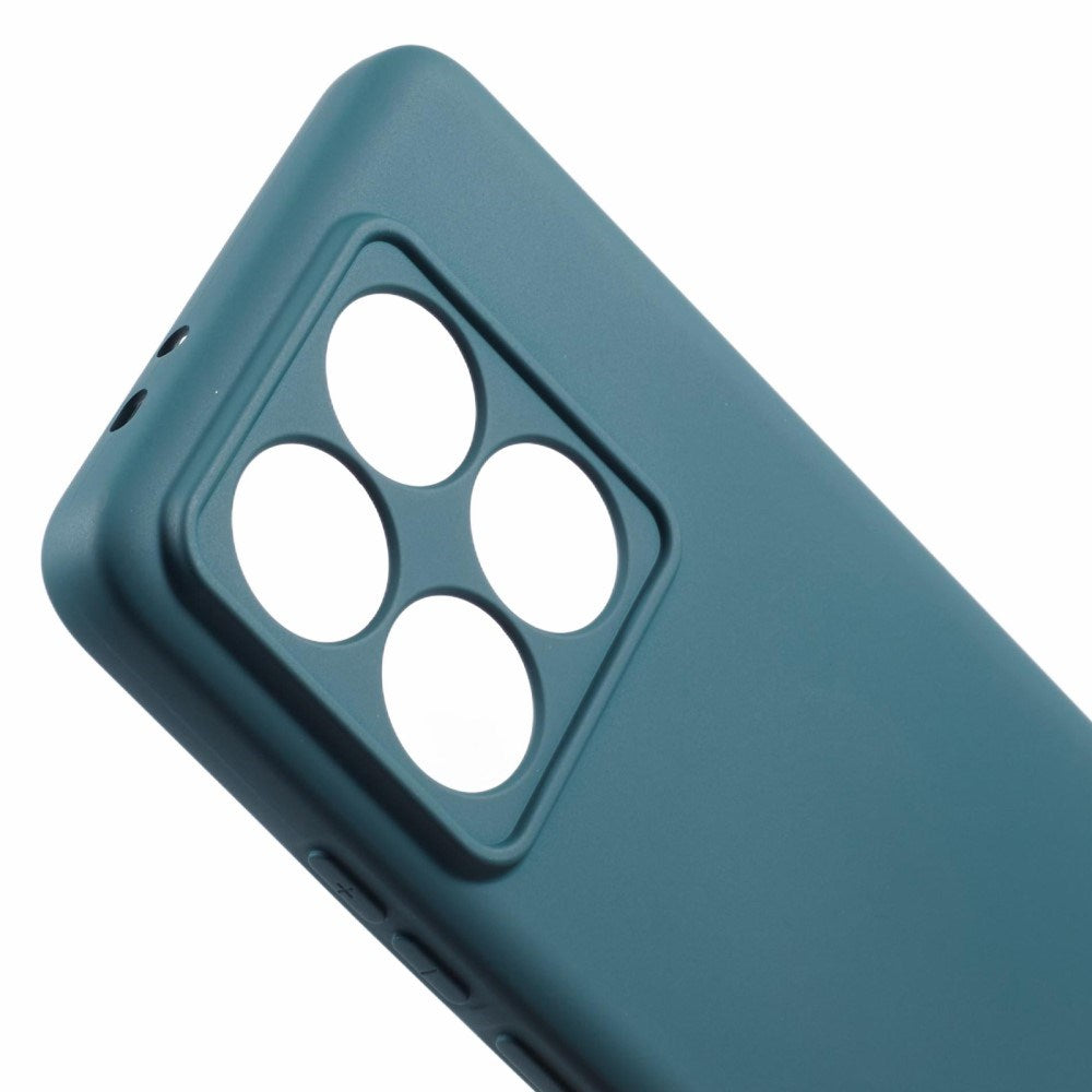 EIDERWOOD Xiaomi 14T Pro Lined Flexible Plastic Case - Dark Green