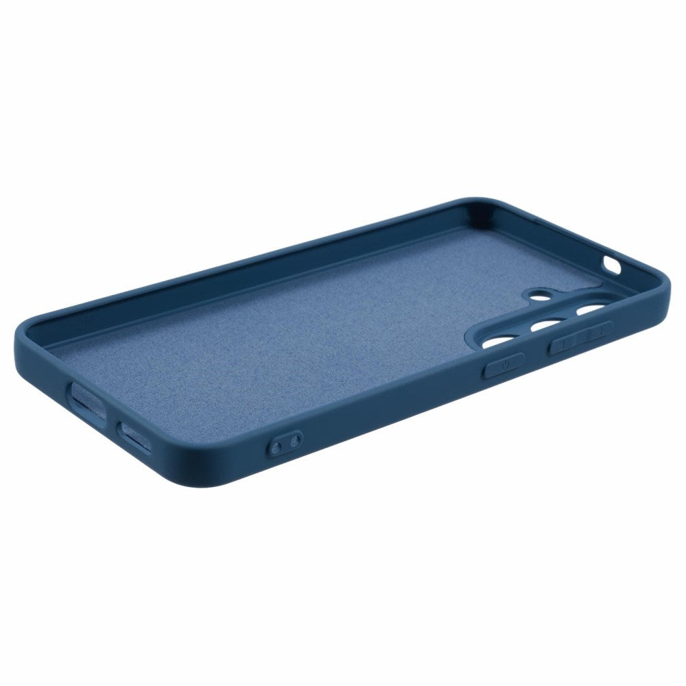 EIDERWOOD - Samsung Galaxy S25 Soft Plastic Case - Anti-Scratch Protection with Fiber Lining - Dark Blue