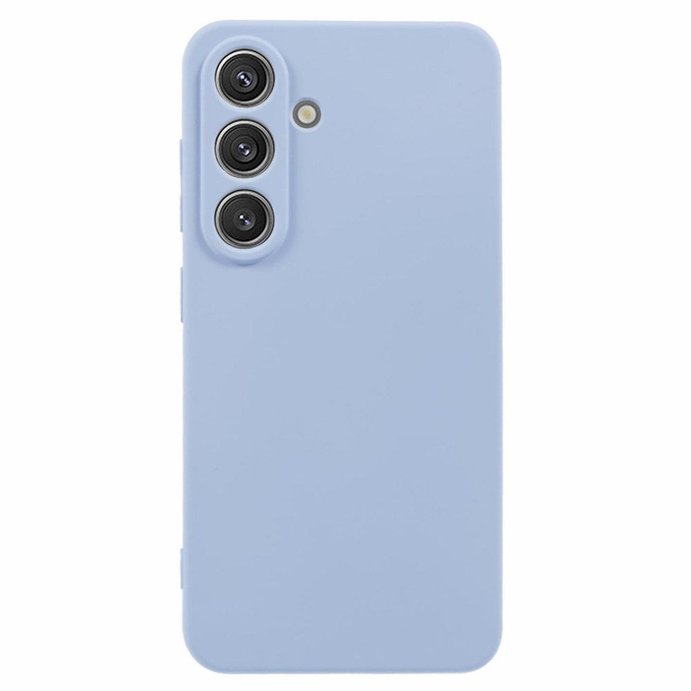 EIDERWOOD - Samsung Galaxy S25 Soft Plastic Case - Anti-Scratch Protection with Fiber Lining - Light Blue