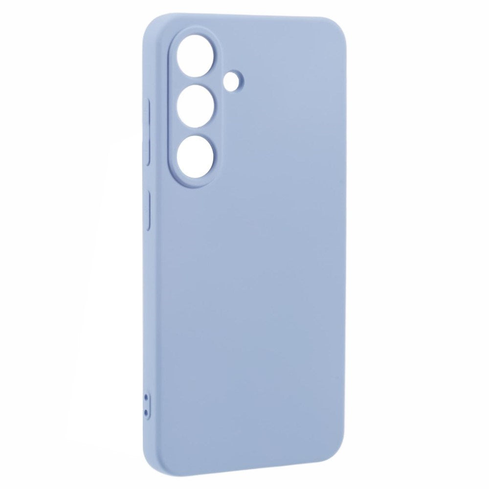 EIDERWOOD - Samsung Galaxy S25 Soft Plastic Case - Anti-Scratch Protection with Fiber Lining - Light Blue