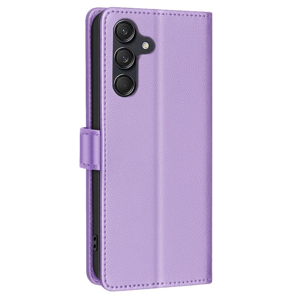 Samsung Galaxy A36 (5G) BINFEN Faux Leather Flip Case with RFID Blocking - Purple