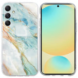 EIDERWOOD Samsung Galaxy S25 FE Flexible Plastic Case with Motif - Marble