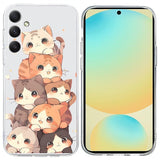 EIDERWOOD Samsung Galaxy S25 FE Flexible Plastic Case with Motif - Cats