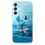 EIDERWOOD Samsung Galaxy S25 FE Flexible Plastic Case with Motif - Water / Blue Butterflies