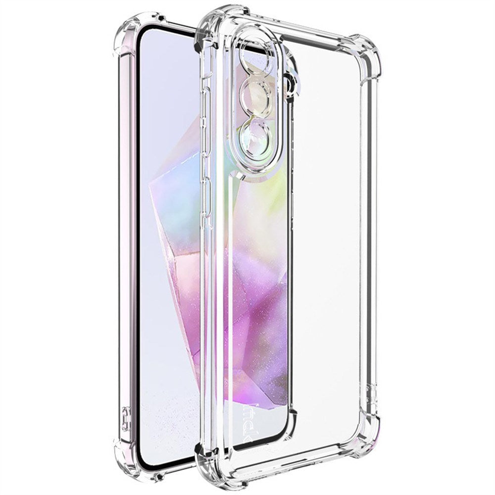 IMAK Samsung Galaxy A36 5G Shockproof Flexible Plastic Case - Transparent