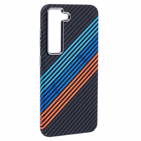 EIDERWOOD Patterned Carbon Case - Samsung Galaxy S23 - MagSafe Compatible - Colorful Stripes