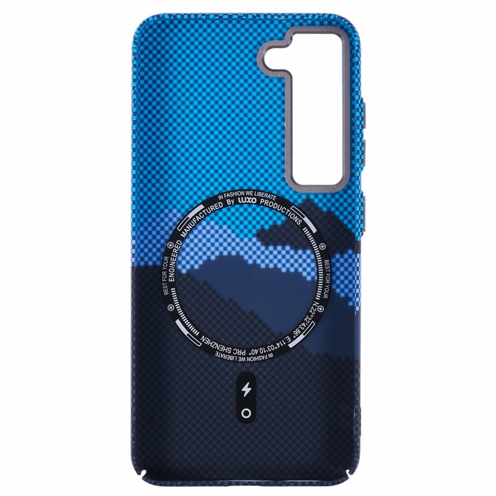 EIDERWOOD Patterned Carbon Case - Samsung Galaxy S23 - MagSafe Compatible - Blue Peak