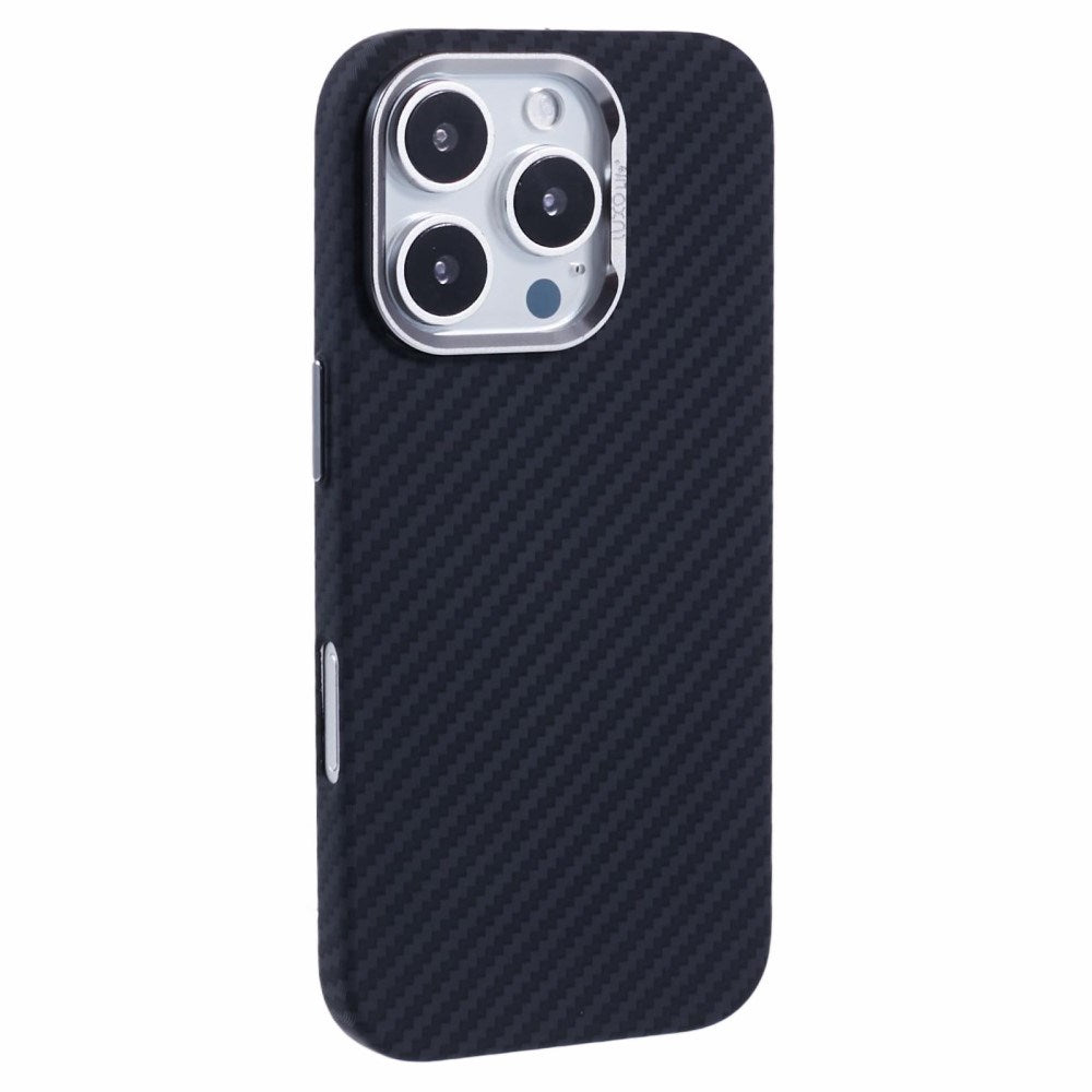 EIDERWOOD Patterned Carbon Case - iPhone 16 Pro - MagSafe Compatible - Black