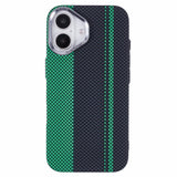 EIDERWOOD Patterned Carbon Case - iPhone 16 - MagSafe Compatible - Green/Black