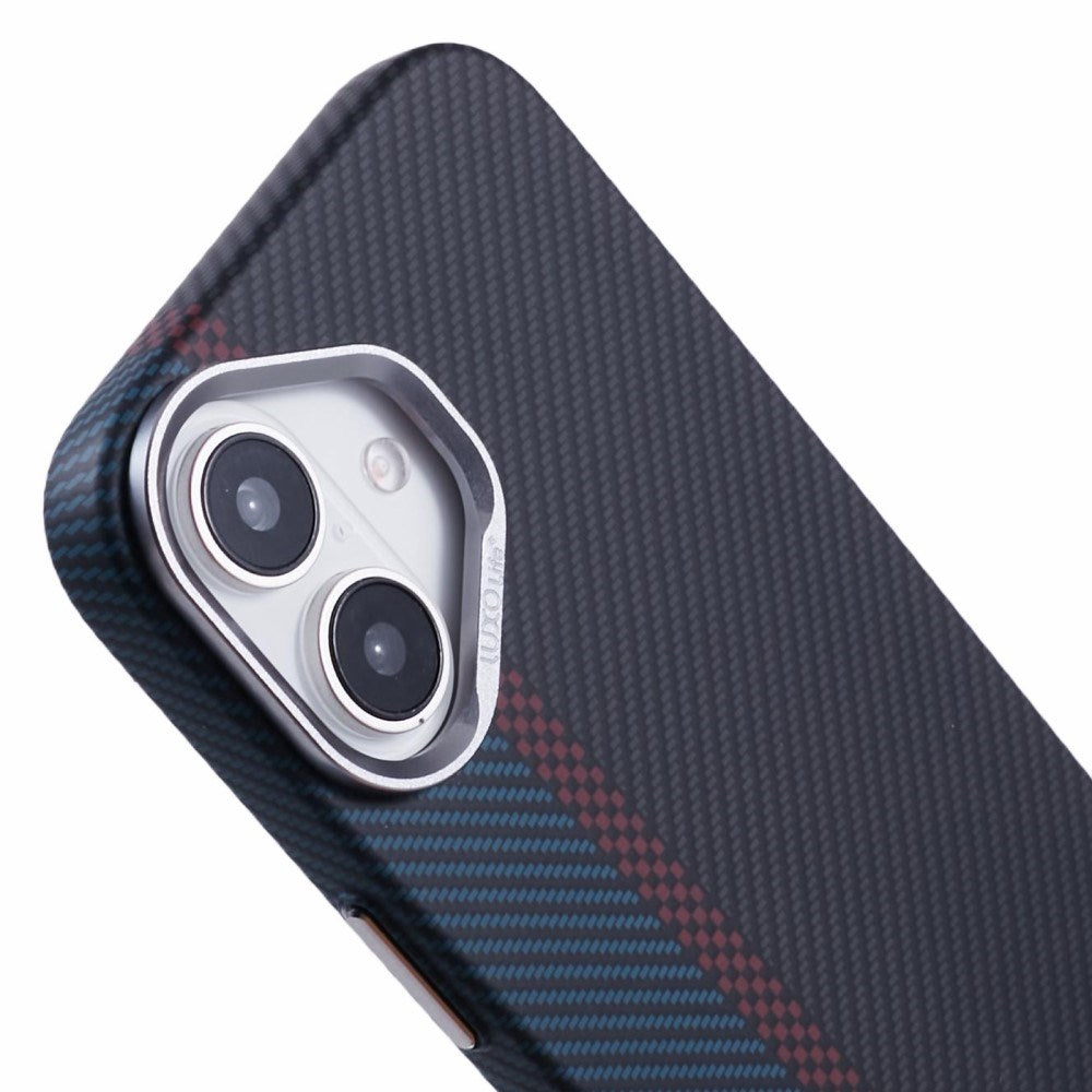 EIDERWOOD Patterned Carbon Case - iPhone 16 - MagSafe Compatible - Dark Colored Pattern