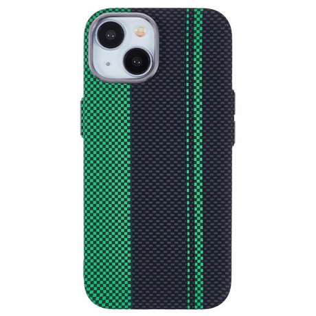 EIDERWOOD Patterned Carbon Case - iPhone 15 - MagSafe Compatible - Green/Black