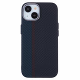 EIDERWOOD Patterned Carbon Case - iPhone 15 - MagSafe Compatible - Dark Colored Pattern