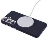 EIDERWOOD Patterned Carbon Case - Samsung Galaxy S24 - MagSafe Compatible - Black