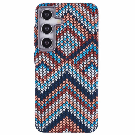 EIDERWOOD Patterned Carbon Case - Samsung Galaxy S24 - MagSafe Compatible - Retro Pattern